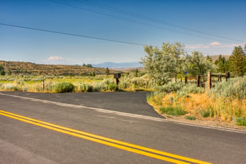 Driveway from south