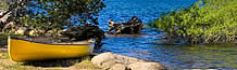 Canoe on Lakeshore