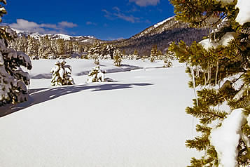 Hope Valley under snow